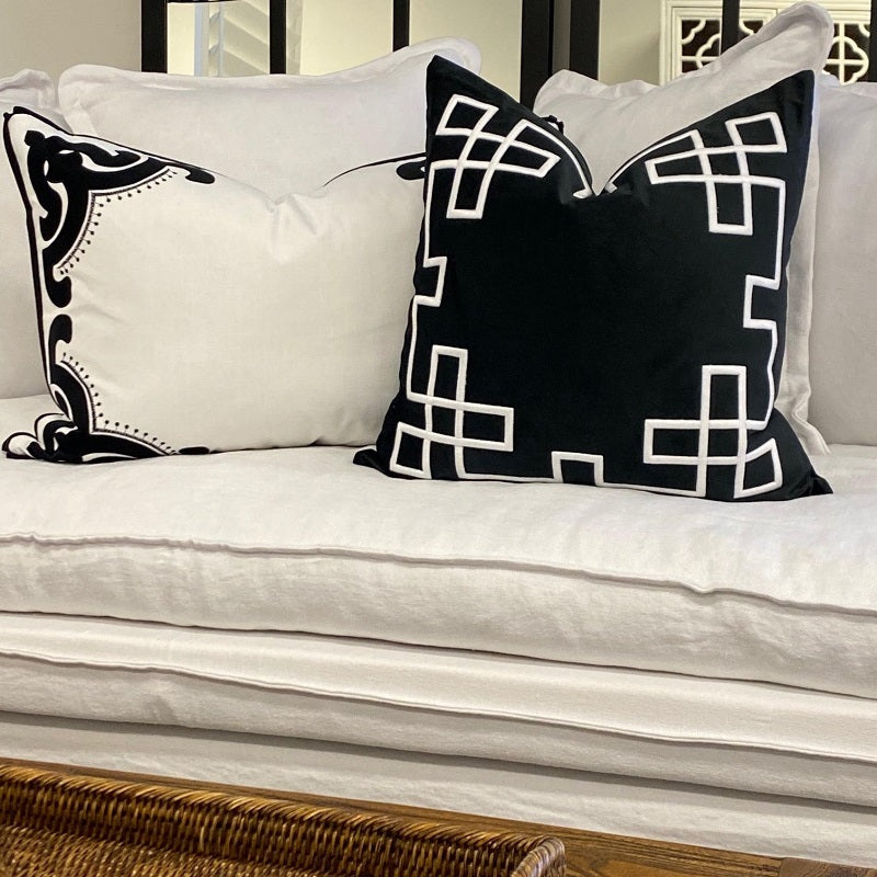 Palm Springs Cushion Cover Black