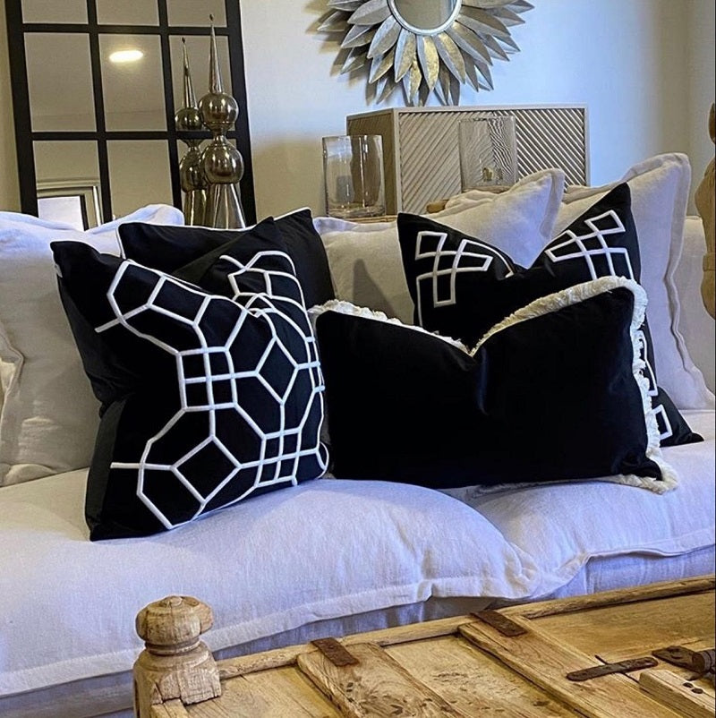 San Diego Cushion Cover Black