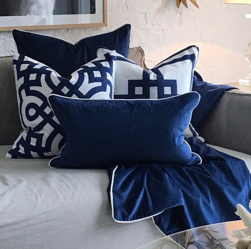 Kirribilli Cushion Cover Navy