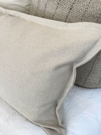 Audrey Long Lumbar Natural Cushion Cover