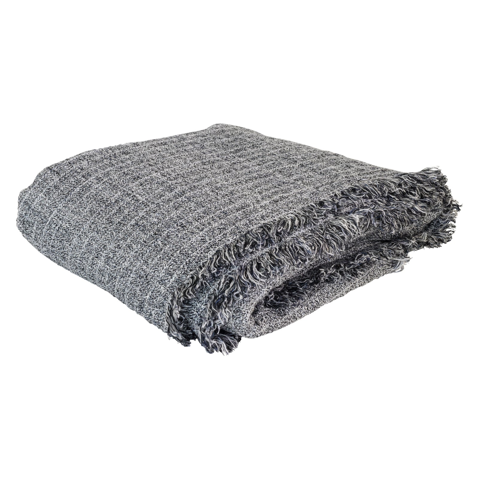 Elora Linen Throw Charcoal