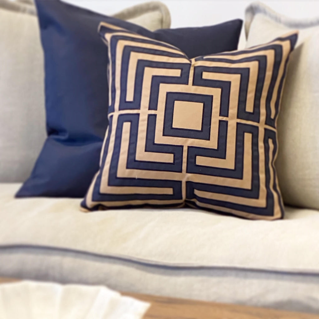 Acapulco Navy Cushion Cover