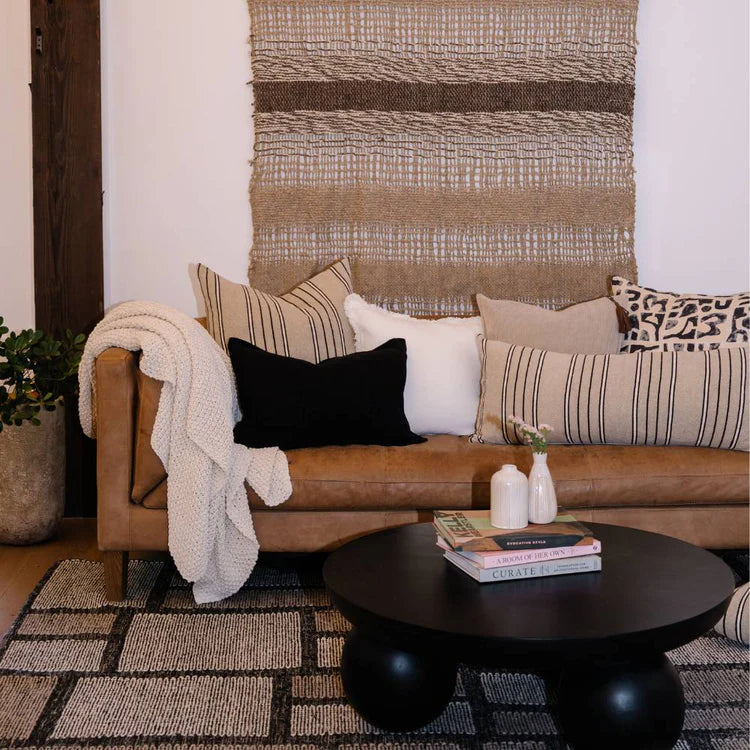 Gramercy - Natural/Black/White Stripe