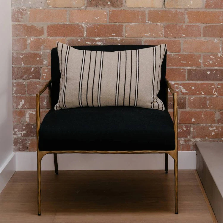 Gramercy - Natural/Black/White Stripe