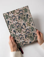 Bespoke Letterpress 2026 Desktop A4 Linen Bound Planner - Botanical Grove