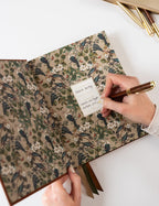 Bespoke Letterpress 2026 Day to a Page Large Linen Bound Planner - Bronze
