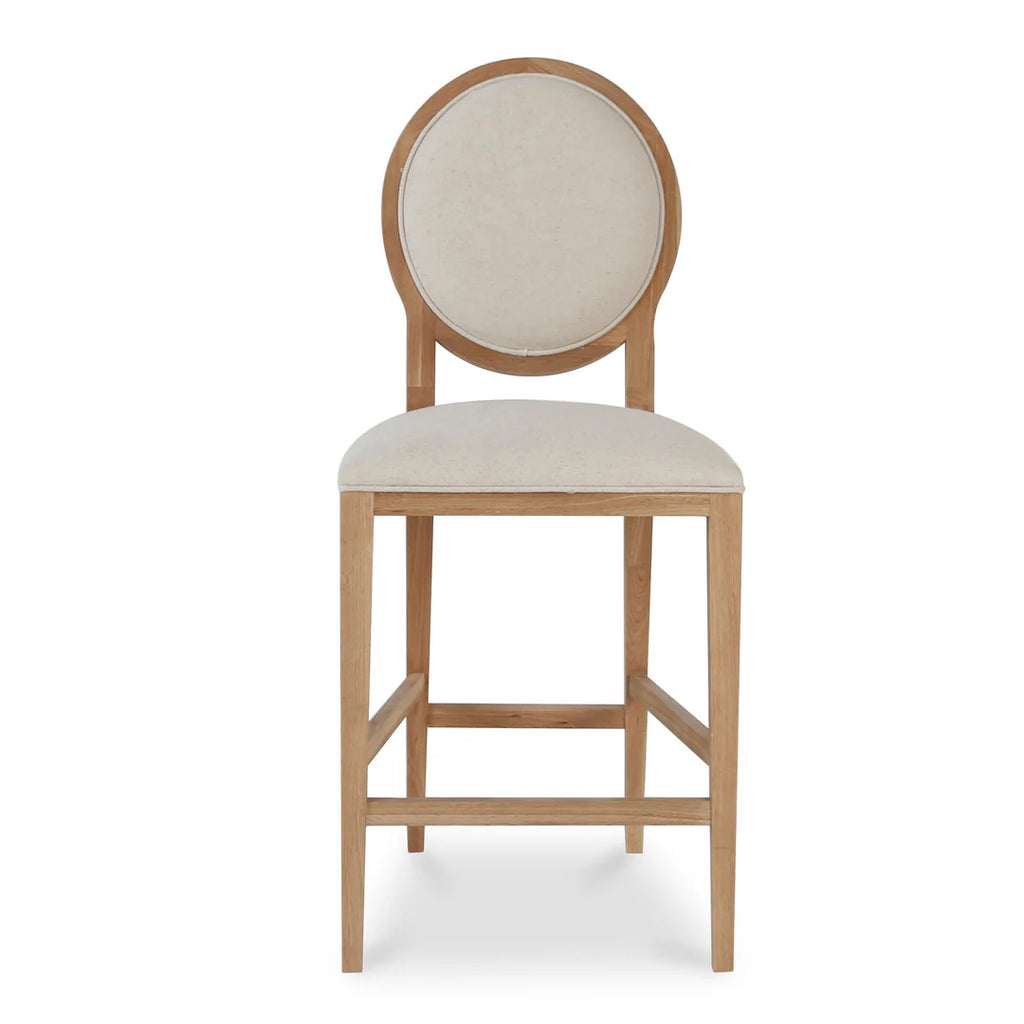 Lula 65cm Bar Stool Light Beige