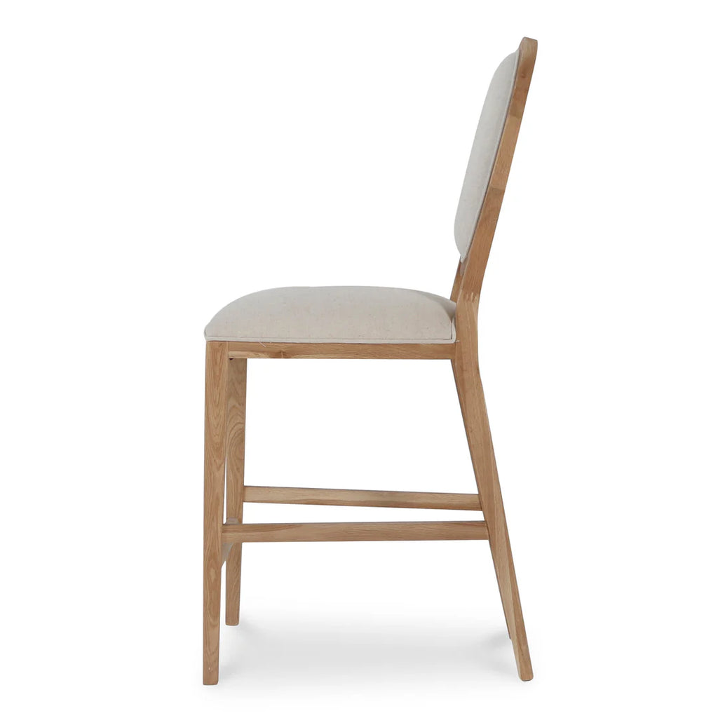 Lula 65cm Bar Stool Light Beige