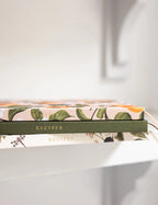 Bespoke Letterpress Heirloom Recipe Book Journal - Basil Green