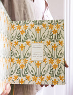 Bespoke Letterpress Heirloom Recipe Book Journal - Basil Green