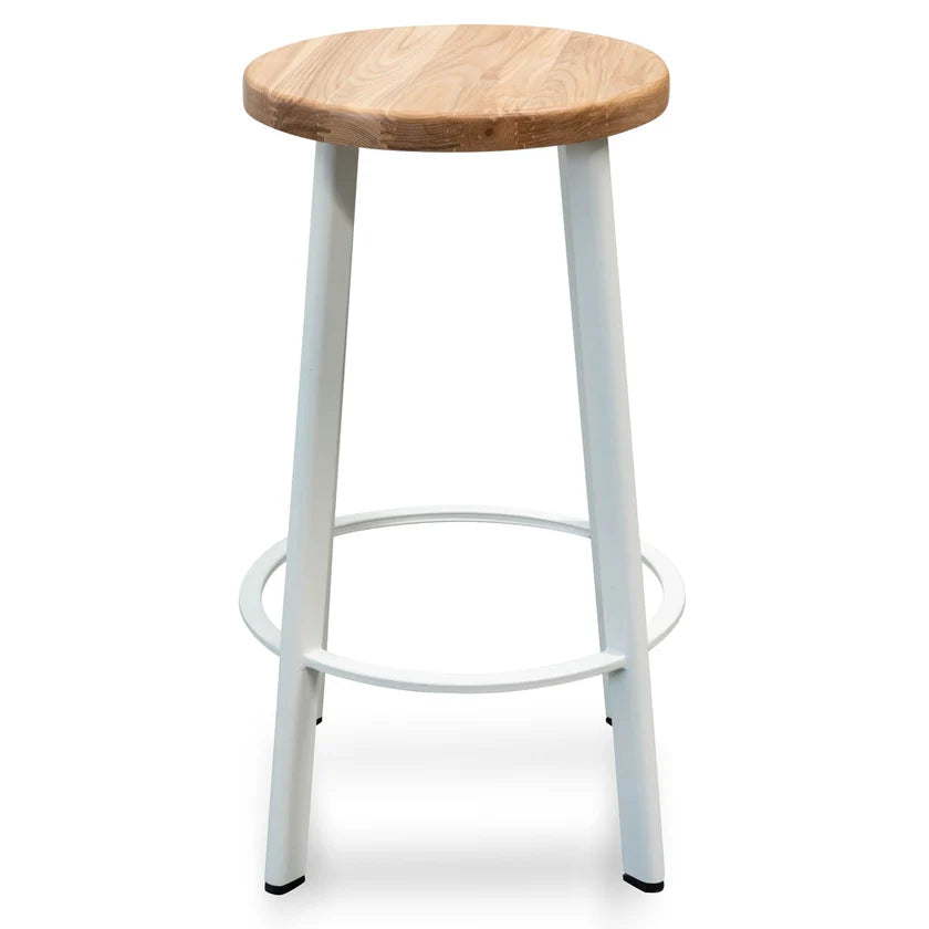 James 65cm Bar Stool Natural Timber