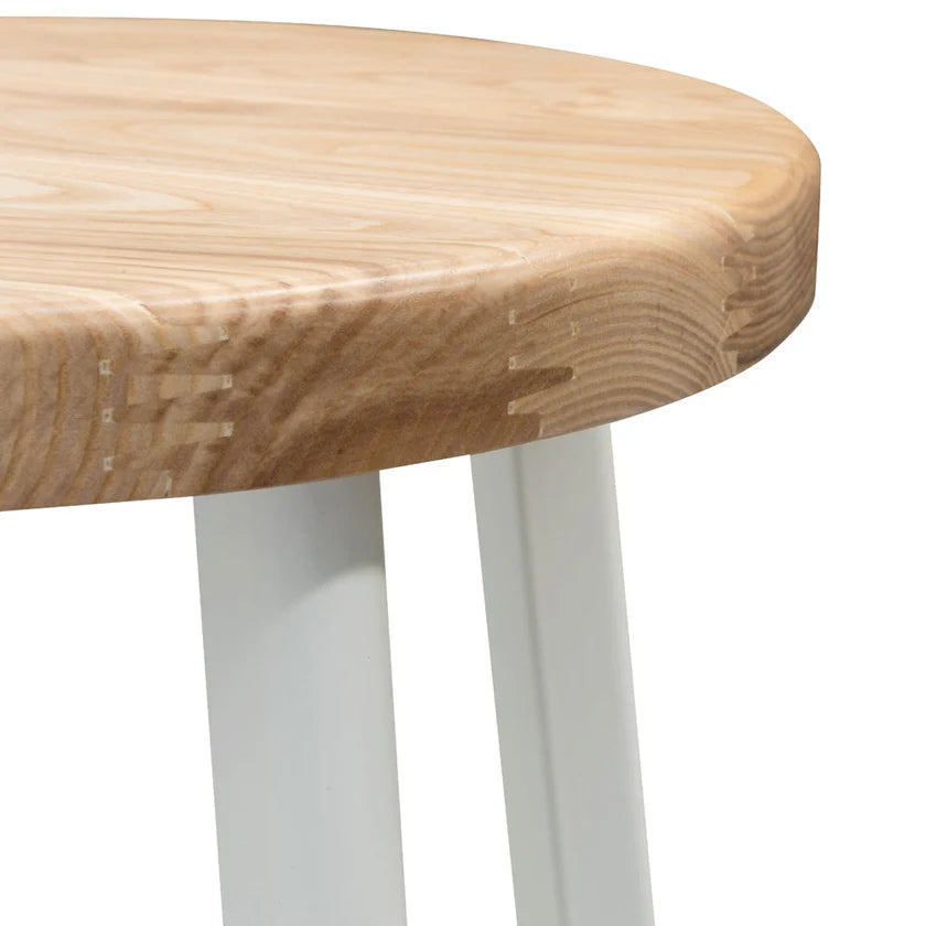 James 65cm Bar Stool Natural Timber