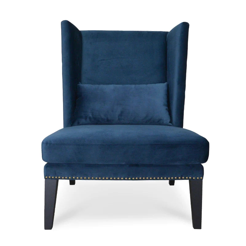 King Velvet Armchair