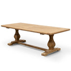 Titan 1.98m Dining Table Rustic Natural