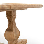 Titan 1.98m Dining Table Rustic Natural