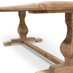 Titan 1.98m Dining Table Rustic Natural