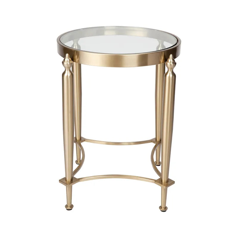 Jak Glass Side Table Gold