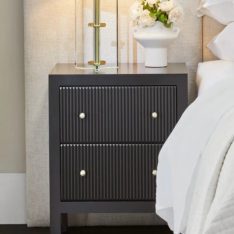 Ariana Bedside Table Small Black