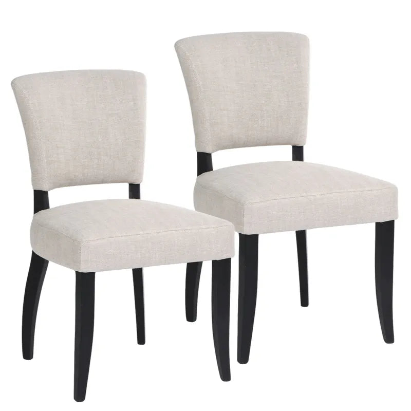 Noah Dining Chair Natural Linen Set of 2