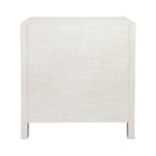 Astley Upholstered Bedside Table - Natural