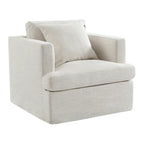 Birkshire Slip Cover Arm Chair - Off White Linen