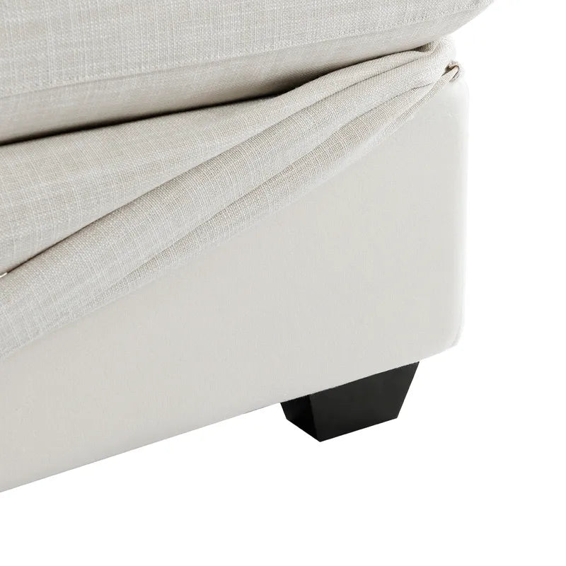 Birkshire Slip Cover Arm Chair - Off White Linen