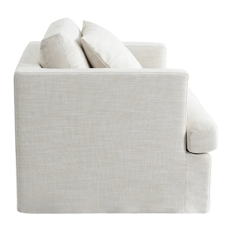 Birkshire Slip Cover Arm Chair - Off White Linen