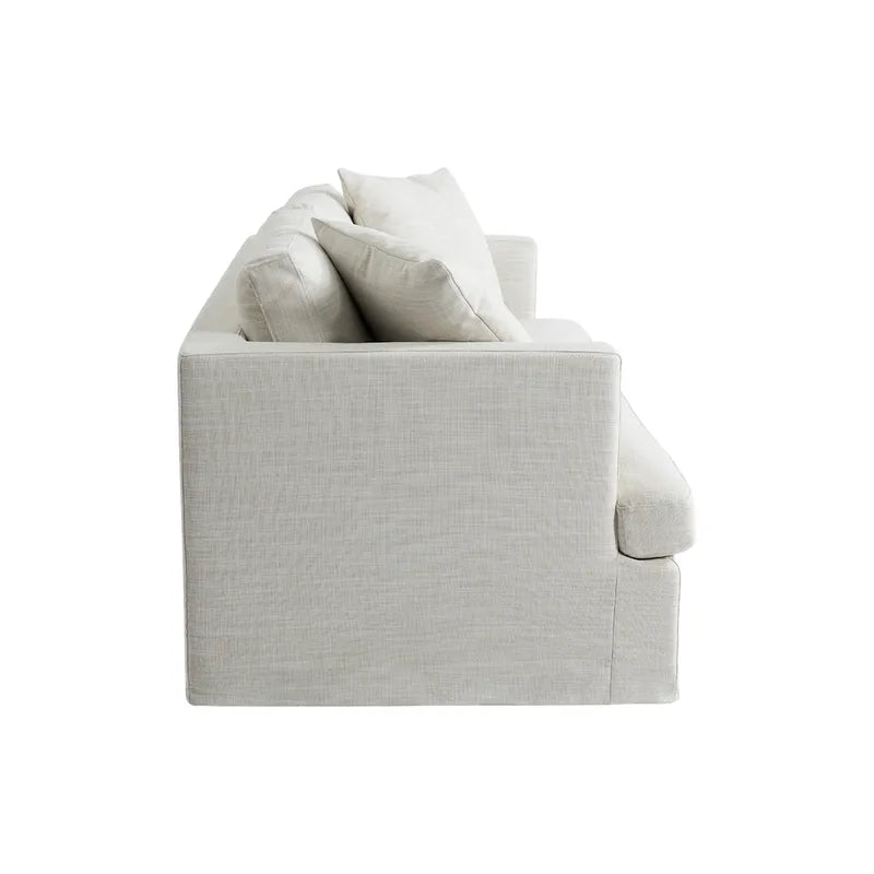 Birkshire 2 Seater Slip Cover Sofa - Off White Linen