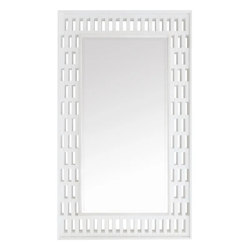 Appin Floor Mirror - White