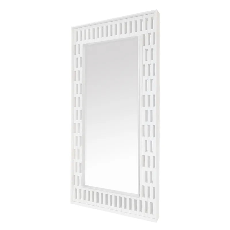 Appin Floor Mirror - White