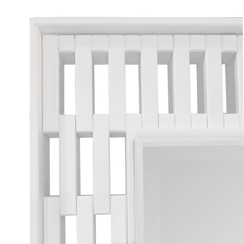 Appin Floor Mirror - White