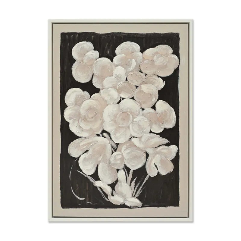 Textured Bouquet Enhanced Canvas Print