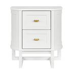 Theodore Bedside Table - Small White