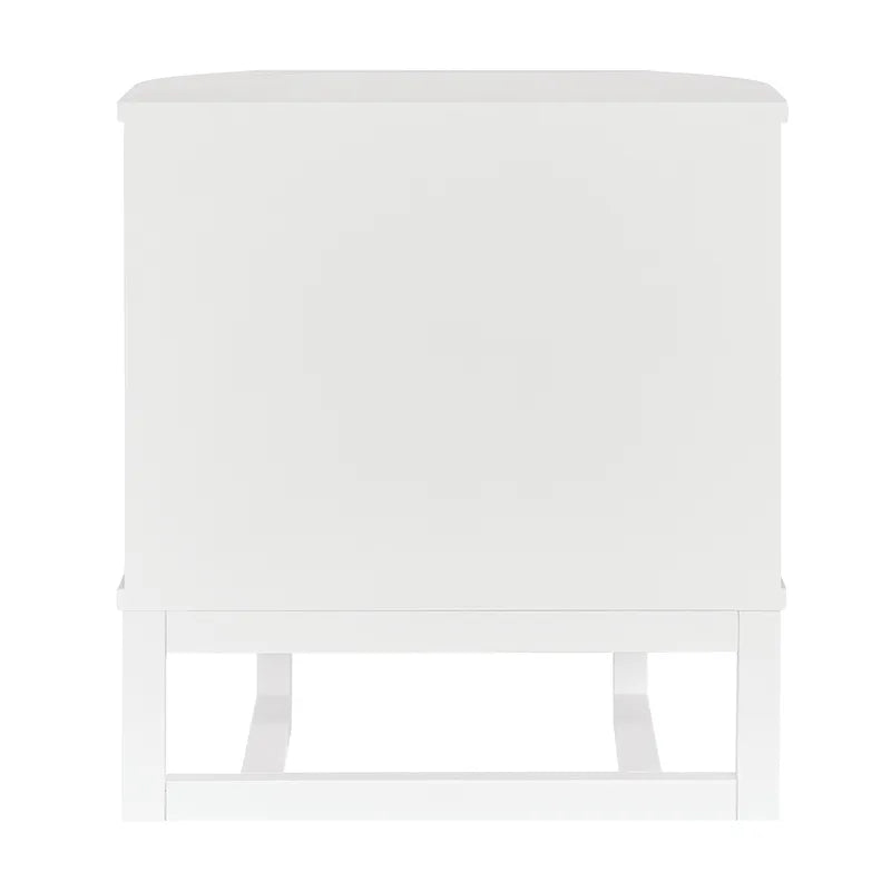 Theodore Bedside Table - Small White