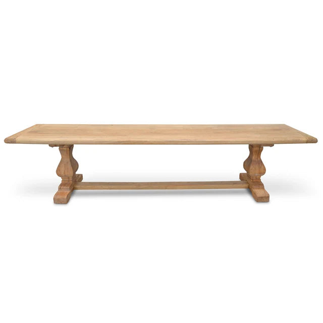 Titan 2m Reclaimed ELM Wood Bench Natural