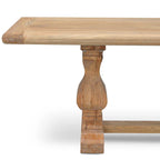 Titan 2m Reclaimed ELM Wood Bench Natural