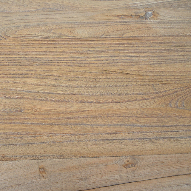 Titan 2m Reclaimed ELM Wood Bench Natural