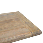 Titan 2m Reclaimed ELM Wood Bench Natural